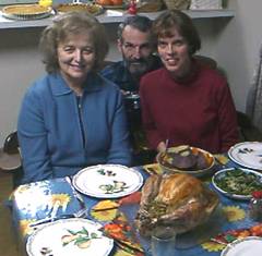 Marge, Jim & Darla at dinner.