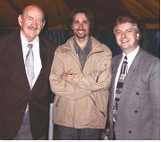 Tony and Darrell stand with new pastor of the Privetnoye church