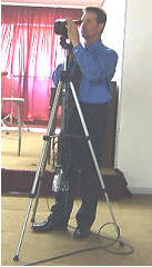 Johann Brink films the seminar for future schools.