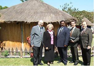 Zambia Ministry Team, Tony & Marge Abram, Joey Chetty, Johann Brink & Harley Fiddler.