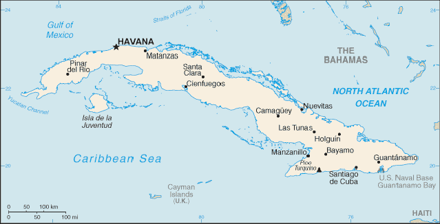 island nation of cuba